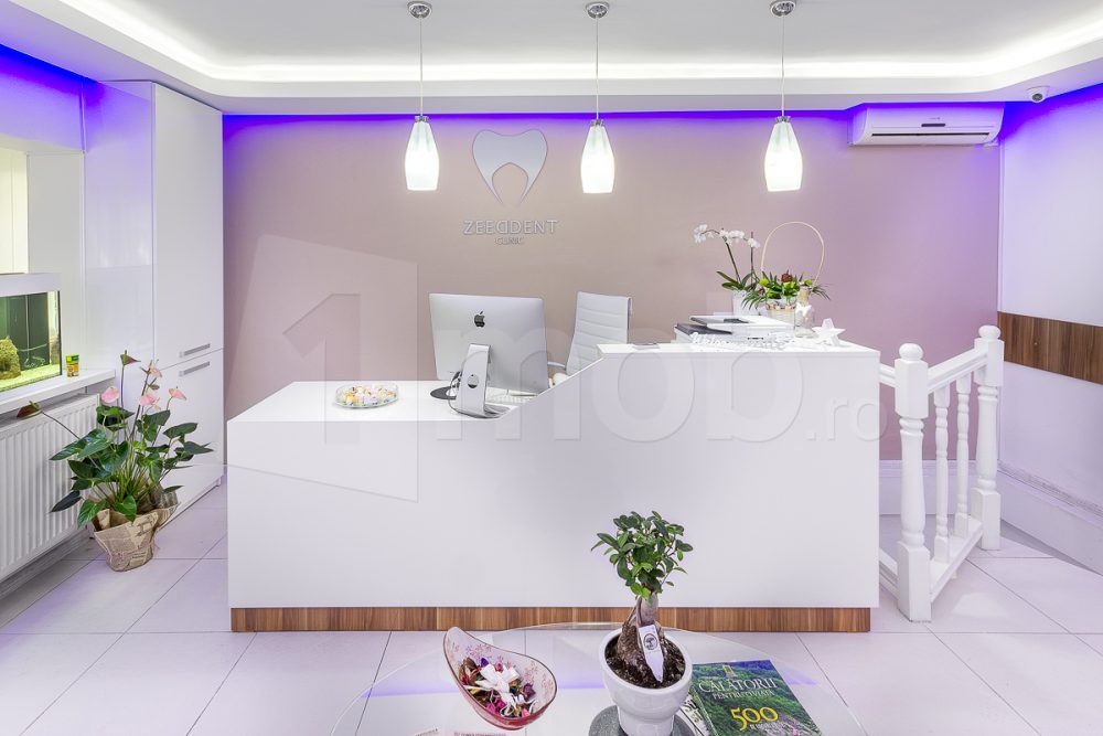 Receptie realizata la comanda pentru clinica Zeeddent
