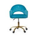 Scaun birou catifea OFF 640 bleu - imaginea 3