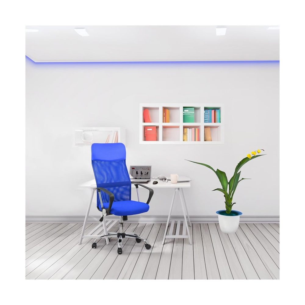 Scaun birou ergonomic OFF 907 albastru