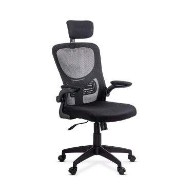 Scaun birou mesh cu brate rabatabile OFF 635 negru