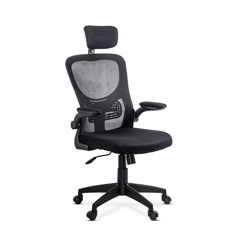 Scaun birou mesh cu brate rabatabile OFF 635 negru