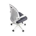 Scaun de birou copii din mesh gri, modern si rotativ OFF 330 - imaginea 2
