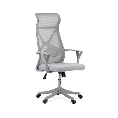 Scaun de birou din mesh reglabil pe inaltime OFF 431 gri deschis