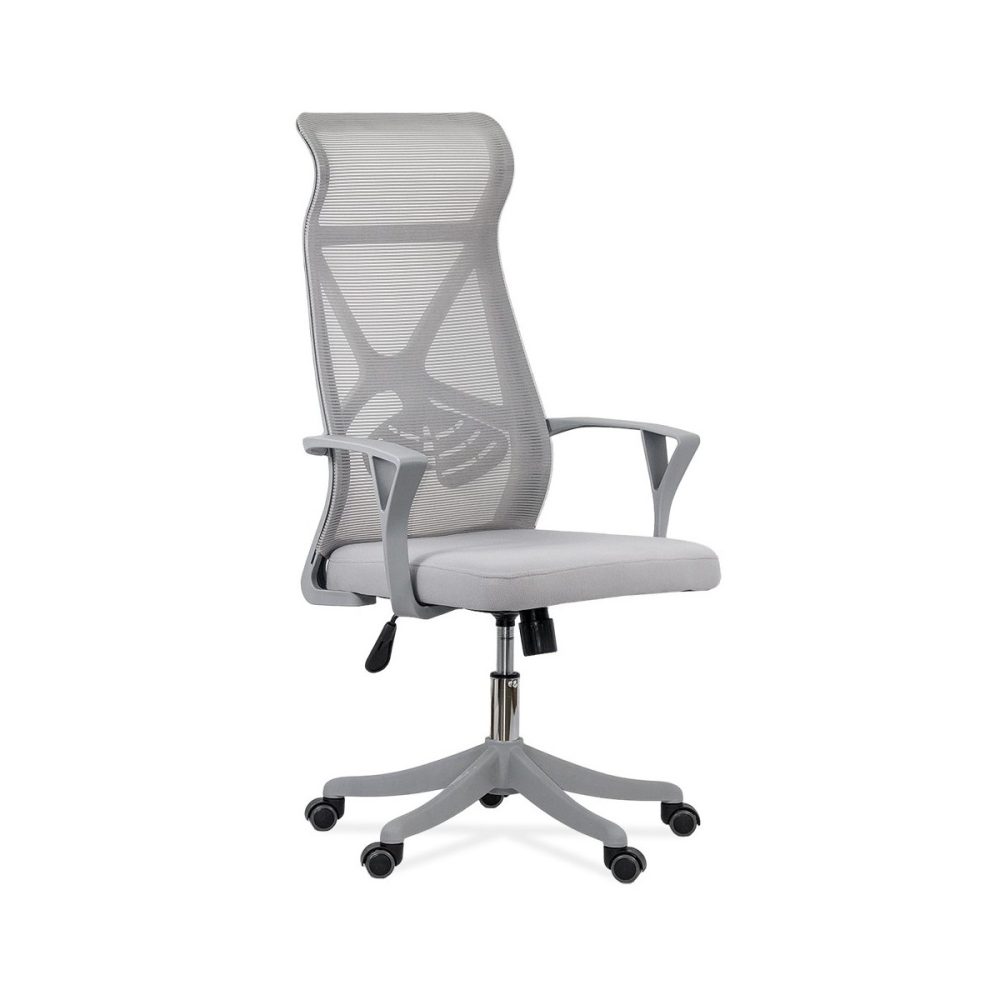 Scaun de birou din mesh reglabil pe inaltime OFF 431 gri deschis