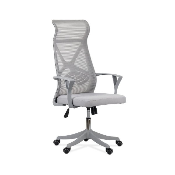 Scaun de birou din mesh reglabil pe inaltime OFF 431 gri deschis
