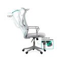 Scaun de birou din mesh reglabil pe inaltime OFF 431 gri deschis - imaginea 2