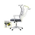 Scaun de birou din mesh reglabil pe inaltime OFF 431 gri inchis - imaginea 2