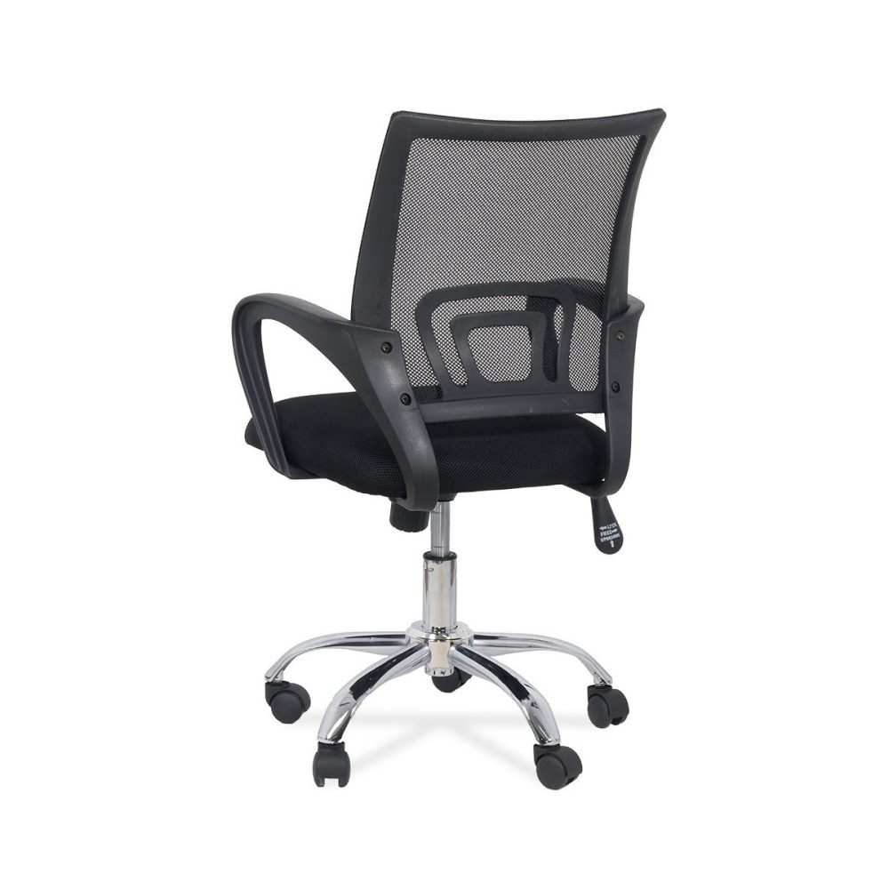 Scaun de birou din mesh si rotativ OFF 619 negru