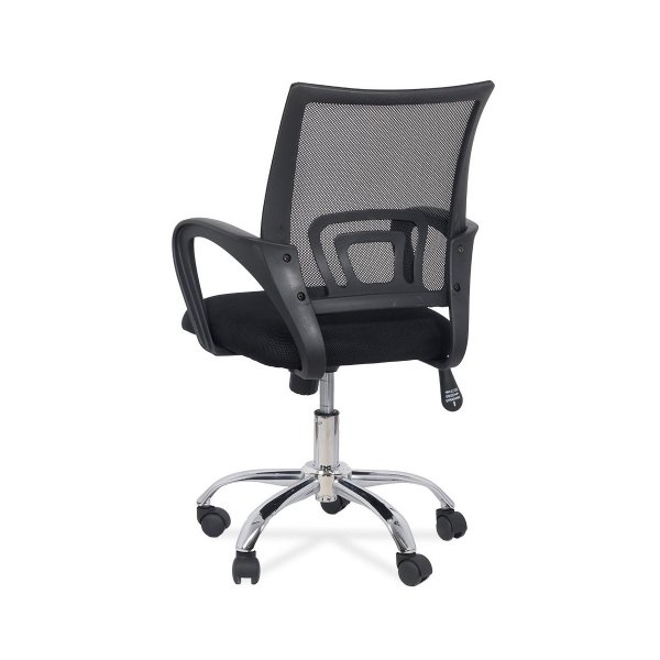 Scaun de birou din mesh si rotativ OFF 619 negru