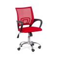 Scaun de birou din mesh si rotativ OFF 619 rosu