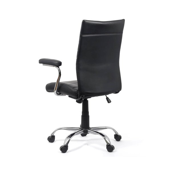Scaun de birou din piele ecologica OFF 338 negru
