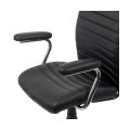 Scaun de birou din piele ecologica OFF 338 negru - imaginea 2