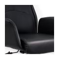 Scaun de birou din piele ecologica REZISTENT 200 KG OFF 800 negru - imaginea 2