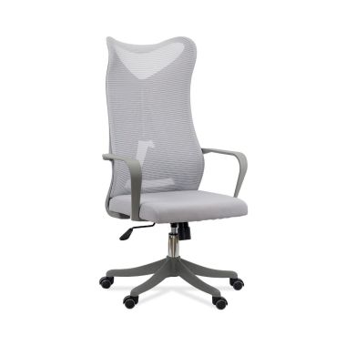 Scaun de birou ergonomic cu suport lombar si spatar inalt OFF 634 gri