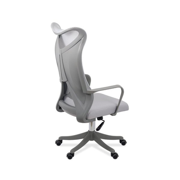 Scaun de birou ergonomic cu suport lombar si spatar inalt OFF 634 gri