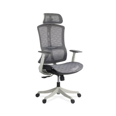 Scaun de birou ergonomic cu tetiera reglabila SYYT 9511 gri