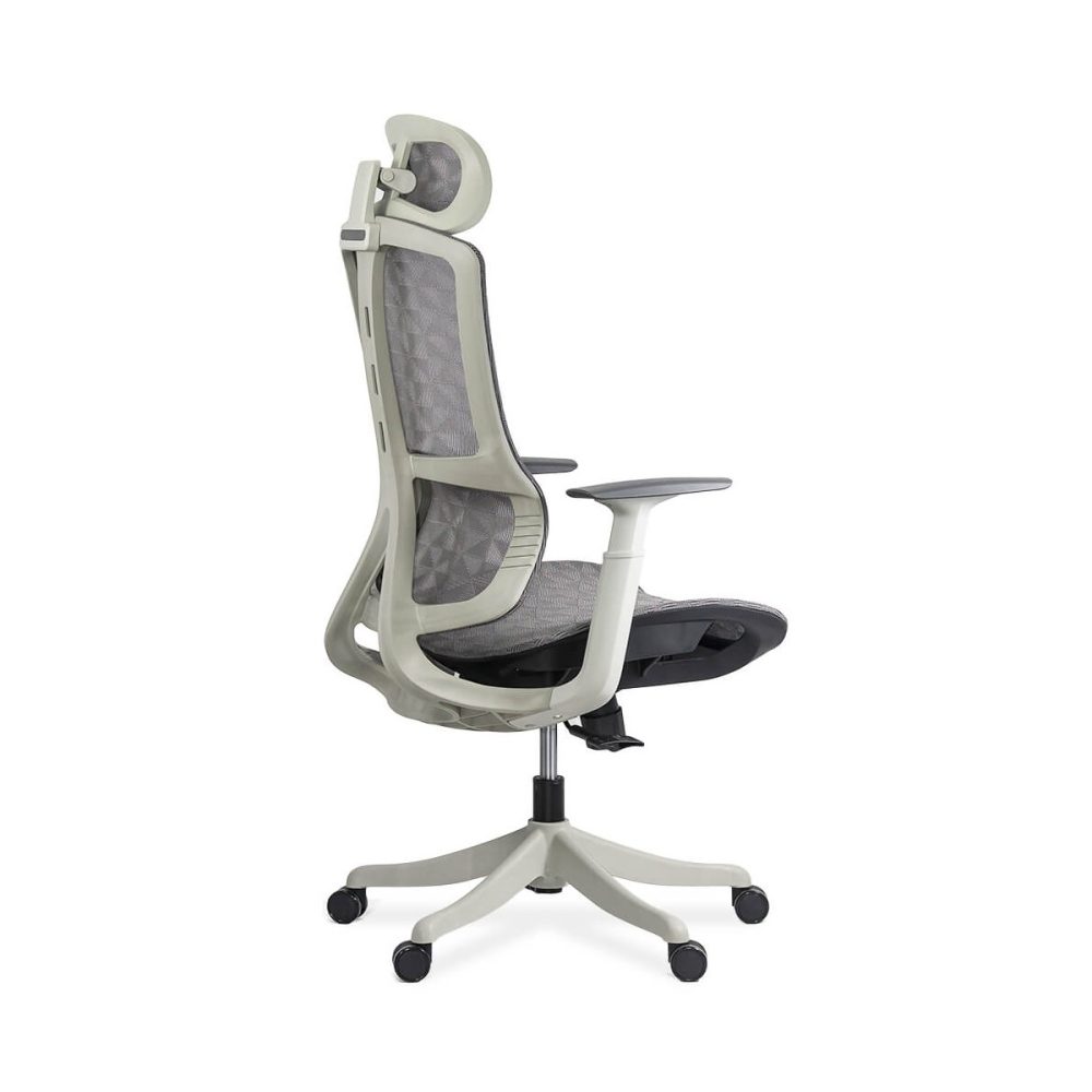Scaun de birou ergonomic cu tetiera reglabila SYYT 9511 gri