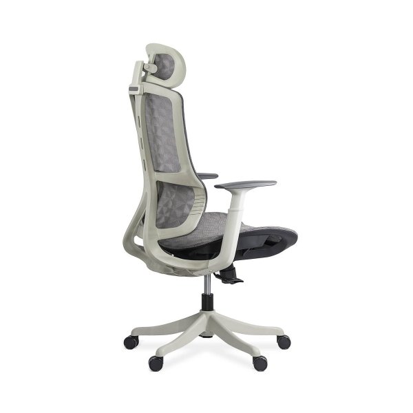 Scaun de birou ergonomic cu tetiera reglabila SYYT 9511 gri