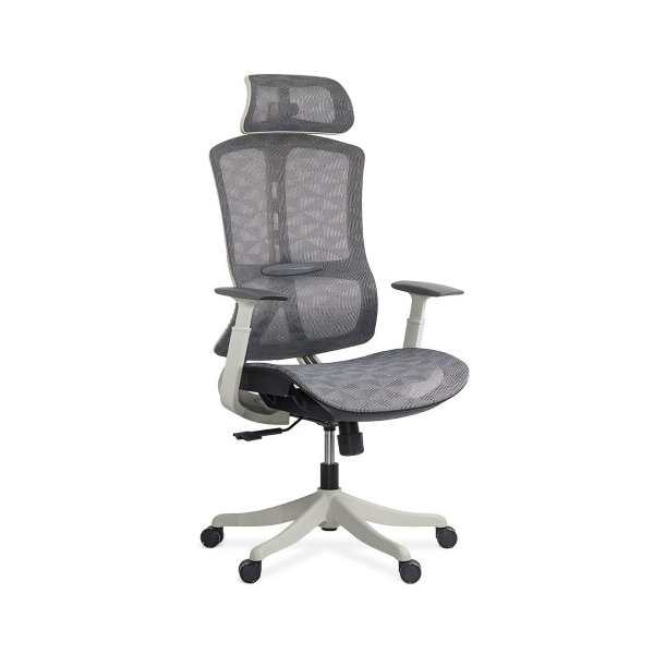 Scaun de birou ergonomic cu tetiera reglabila SYYT 9511 gri