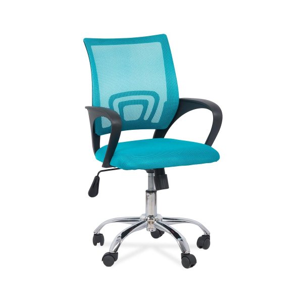 Scaun de birou ergonomic din mesh OFF 619 turcoaz