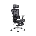 Scaun de birou ergonomic negru cu suport lombar și brate reglabile 3D SYYT 9519 - imaginea 1