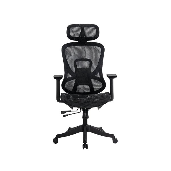 Scaun de birou ergonomic negru din mesh cu brațe reglabile 3D SYYT 9518