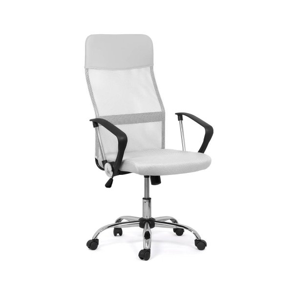 Scaun de birou ergonomic OFF 907 alb