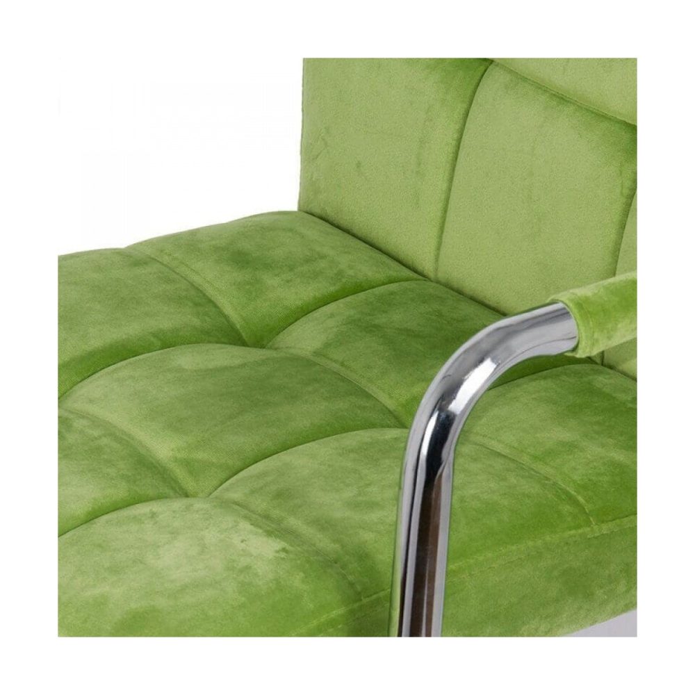 Scaun de birou modern din catifea pentru copii OFF 328V verde