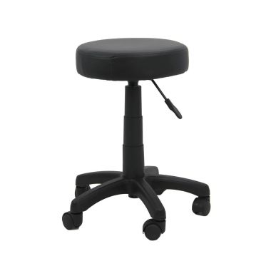Scaun de birou operativ, înălțime reglabilă, rotativ, piele ecologica, negru, ABS 102
