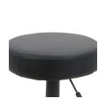 Scaun de birou operativ, înălțime reglabilă, rotativ, piele ecologica, negru, ABS 102 - imaginea 2