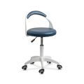 Scaun de birou operativ rotativ din piele eco OFF 1021 albastru - imaginea 1