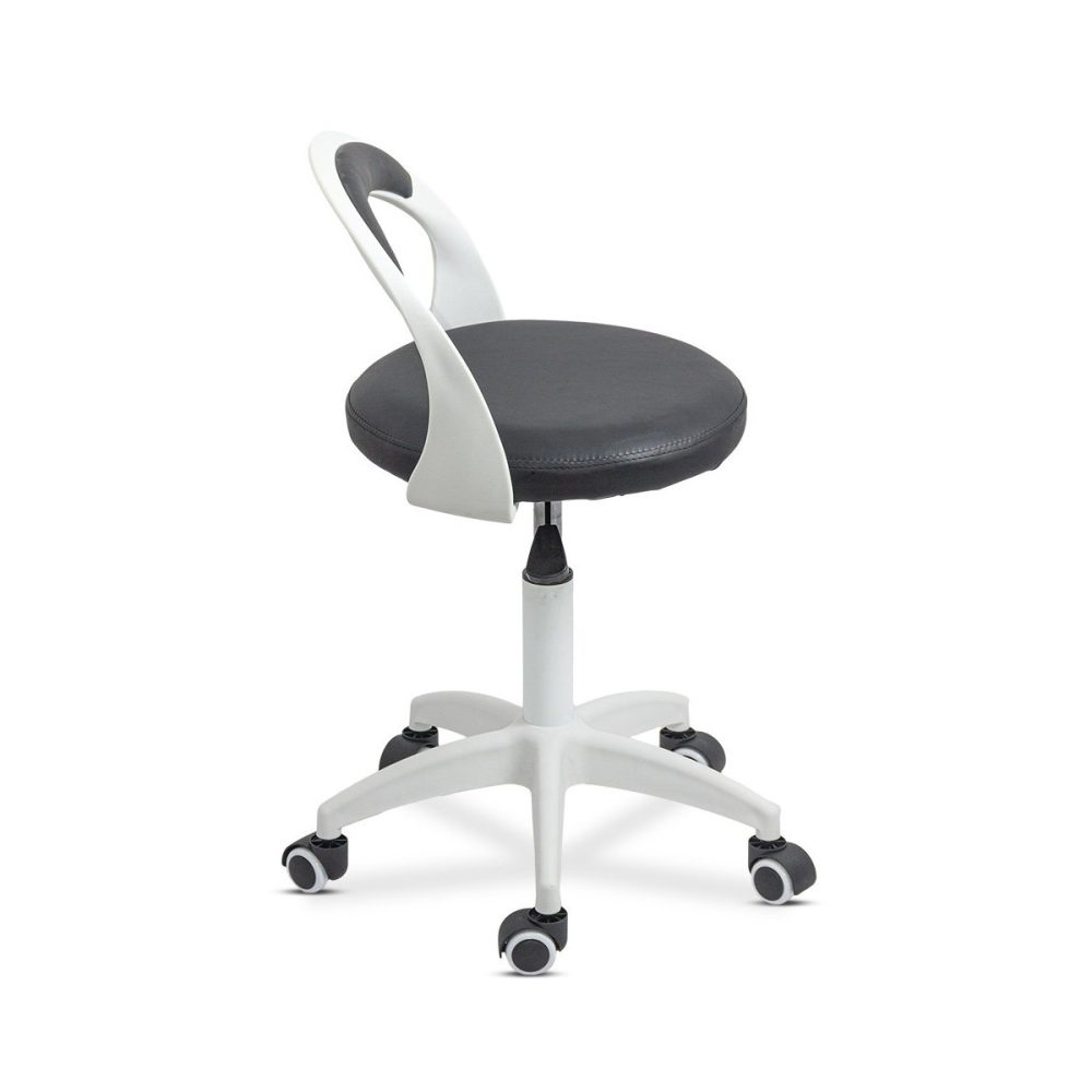 Scaun de birou operativ rotativ din piele eco OFF 1021 gri