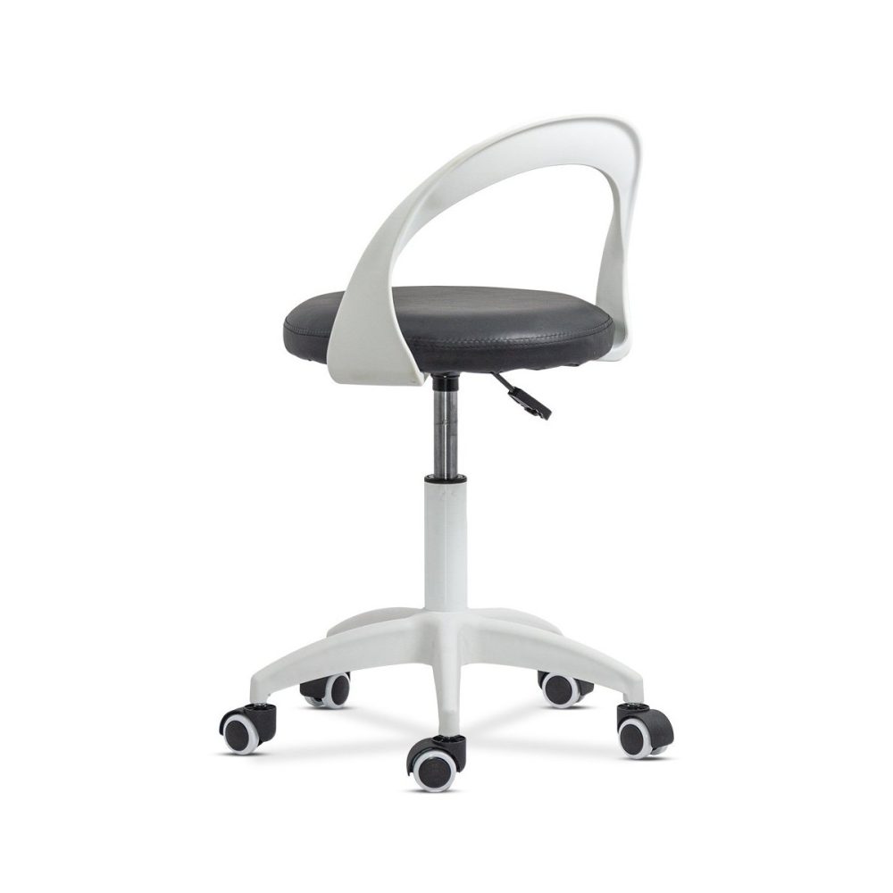 Scaun de birou operativ rotativ din piele eco OFF 1021 gri