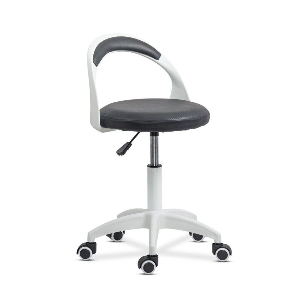 Scaun de birou operativ rotativ din piele eco OFF 1021 gri