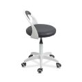 Scaun de birou operativ rotativ din piele eco OFF 1021 gri - imaginea 2
