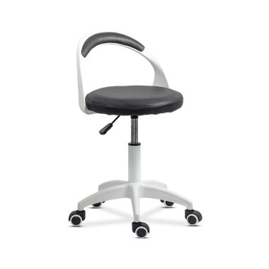 Scaun de birou operativ rotativ din piele eco OFF 1021 negru