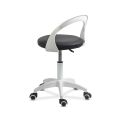 Scaun de birou operativ rotativ din piele eco OFF 1021 negru - imaginea 3