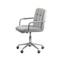 Scaun de birou pentru copii din catifea OFF 328V gri - imaginea 2