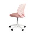Scaun de birou pentru copii din stofa roz, confortabil si reglabil OFF 329 - imaginea 2