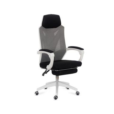 Scaun de gaming ergonomic cu suport de picioare OFF 424 gri