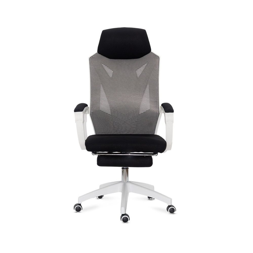 Scaun de gaming ergonomic cu suport de picioare OFF 424 gri