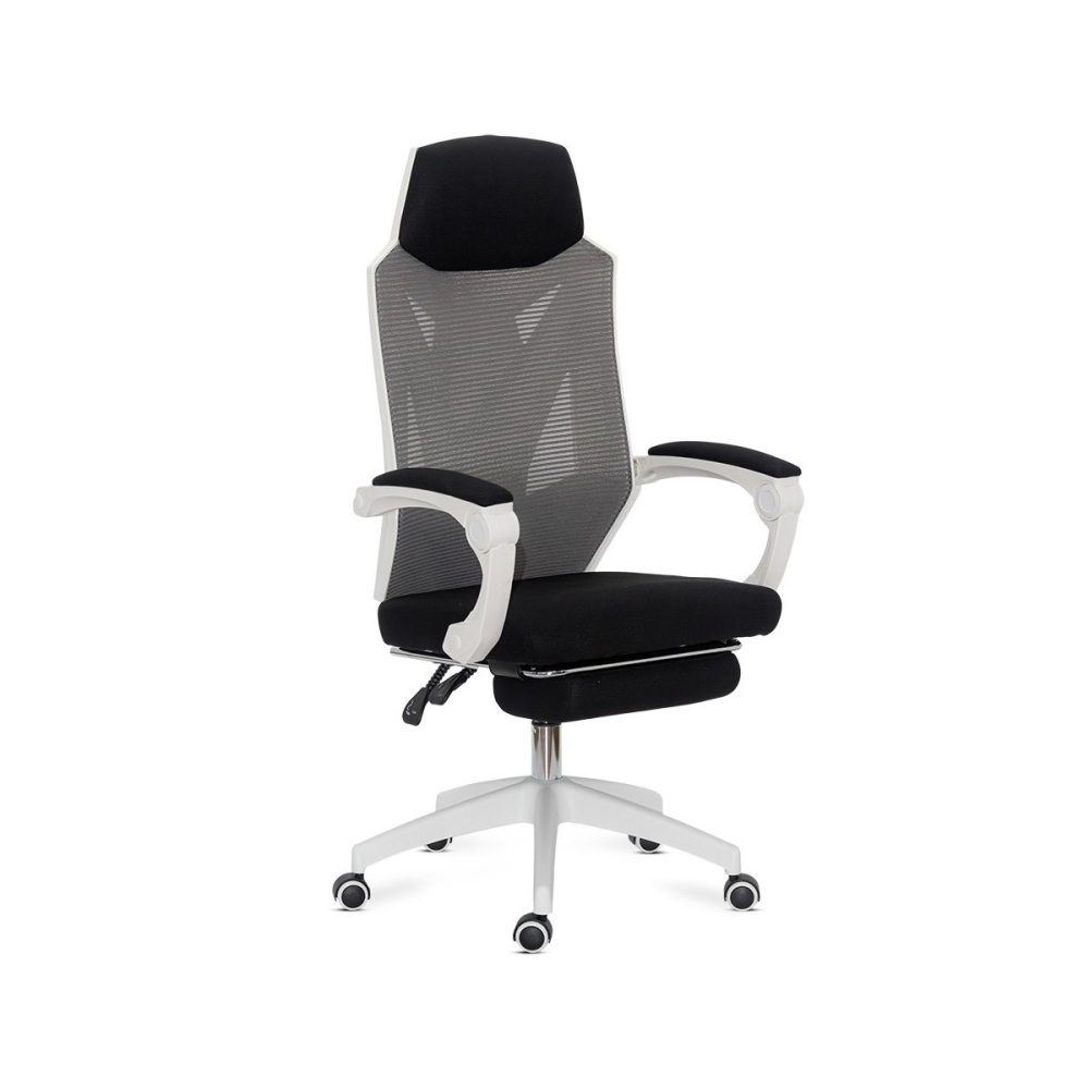 Scaun de gaming ergonomic cu suport de picioare OFF 424 gri