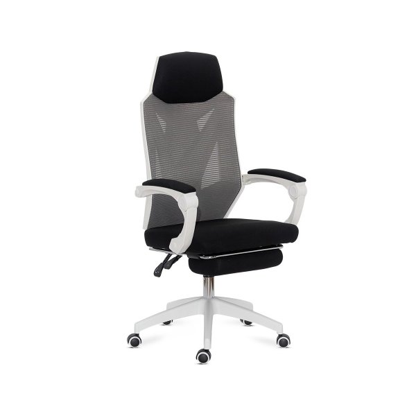 Scaun de gaming ergonomic cu suport de picioare OFF 424 gri
