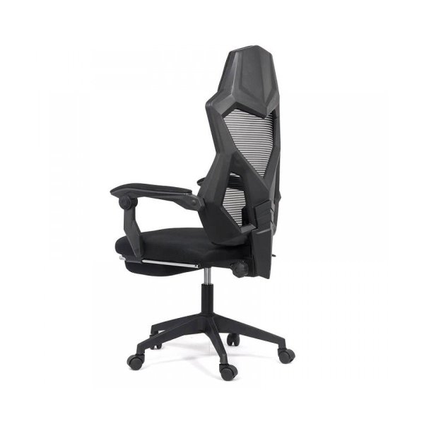 Scaun de gaming ergonomic cu suport de picioare OFF 424 negru