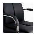 Scaun de vizitatori cadru cromat OFF 8117 negru - imaginea 3