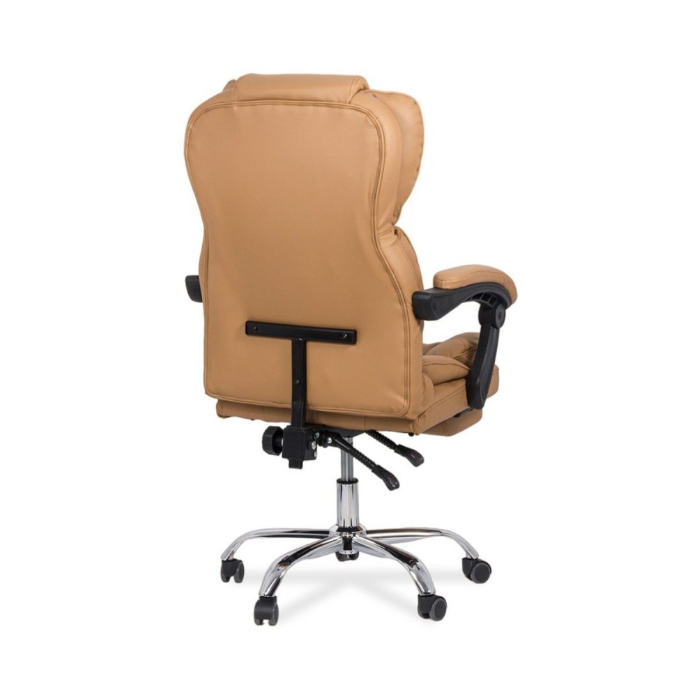 Scaun directorial bej OFF 415 – ergonomic, rabatabil, confort premium
