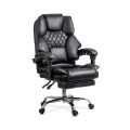 Scaun directorial cu suport de picioare OFF 411 negru