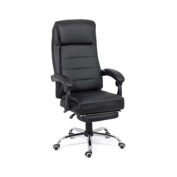 Scaun directorial cu suport de picioare OFF 425 negru