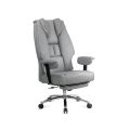 Scaun directorial gri rezistent pana la 150 kg cu suport pentru picioare OFF 421 - imaginea 2