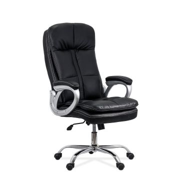Scaun directorial REZISTENT 200 KG din piele ecologica OFF 799 negru